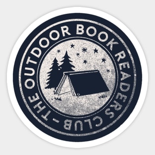 Outdoor Book Readers Club Sticker